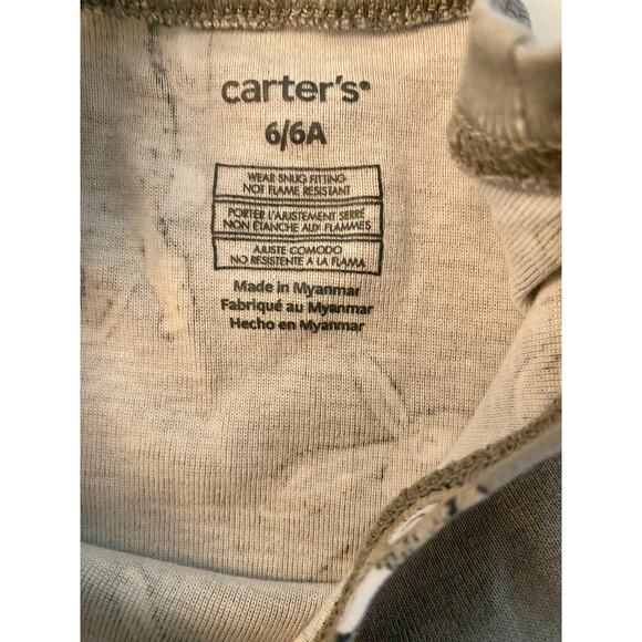 Carters Rabbit Pajamas Boy or Girl Size 6 - Picture 5 of 6
